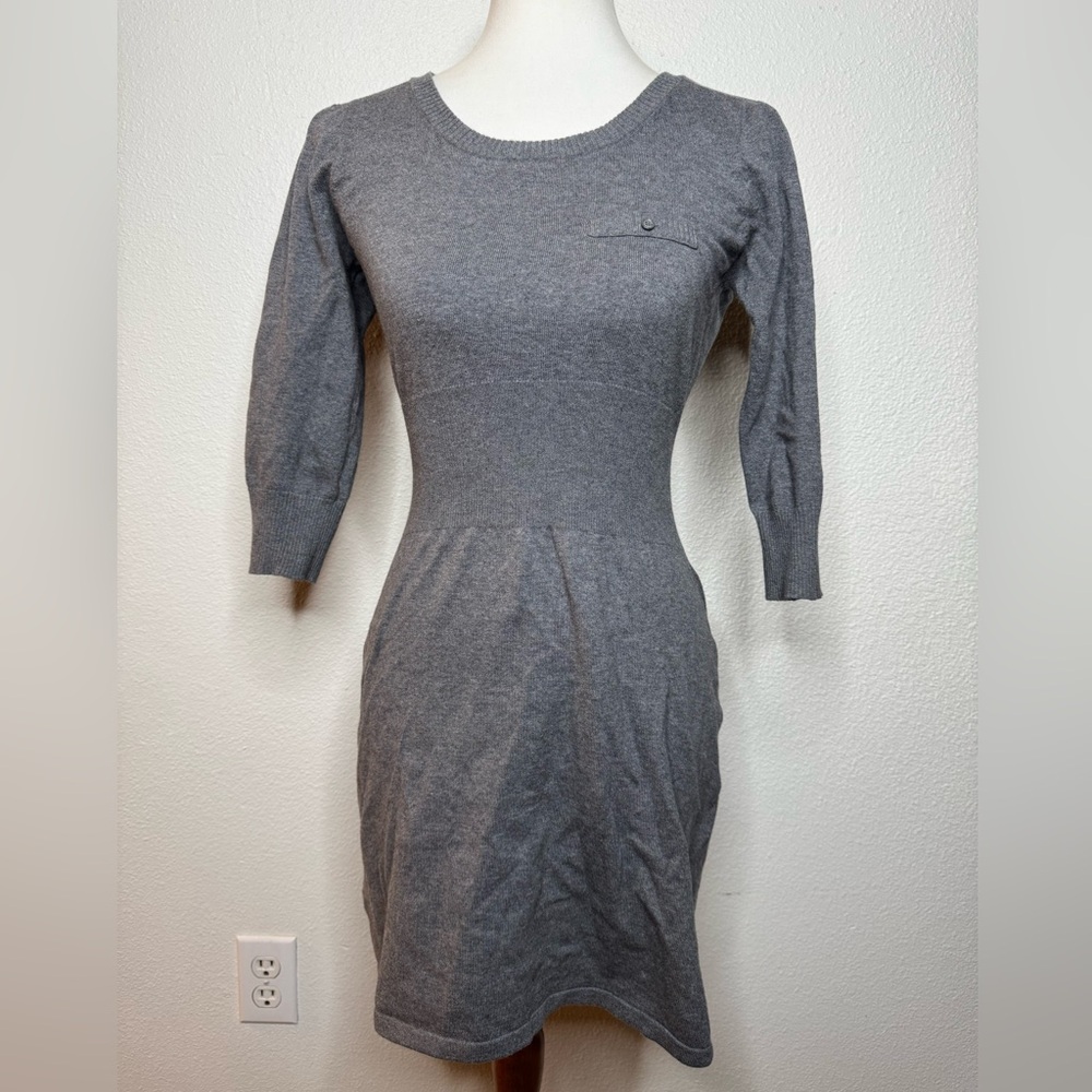 MBG by mango grey sweater dress